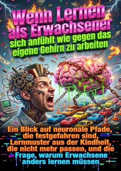 'Cover von Wenn Lernen als Erwachsener sich anfühlt wie gegen das eigene Gehirn zu arbeiten'-Cover