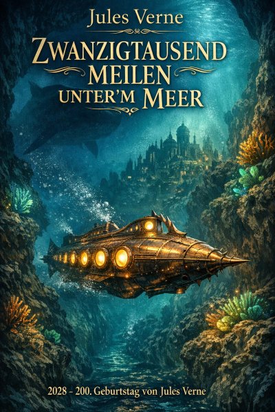 'Cover von Zwanzigtausend Meilen unter’m Meer'-Cover