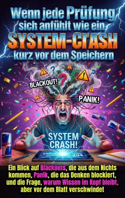 'Cover von Wenn jede Prüfung sich anfühlt wie ein System-Crash kurz vor dem Speichern'-Cover