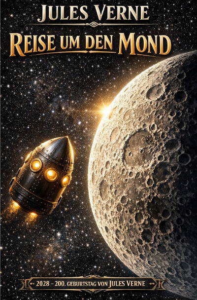 'Cover von Reise um den Mond'-Cover