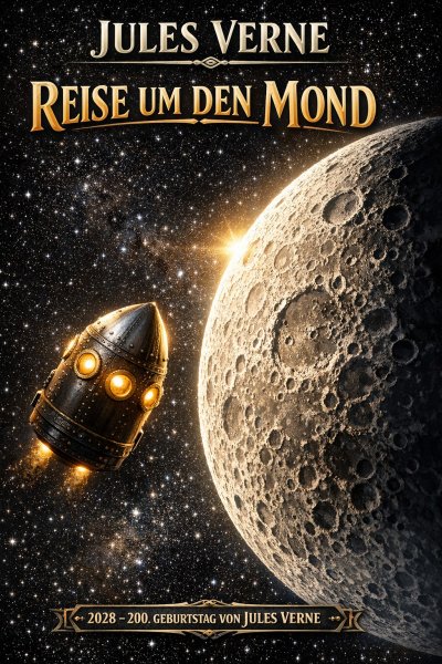'Cover von Reise um den Mond'-Cover