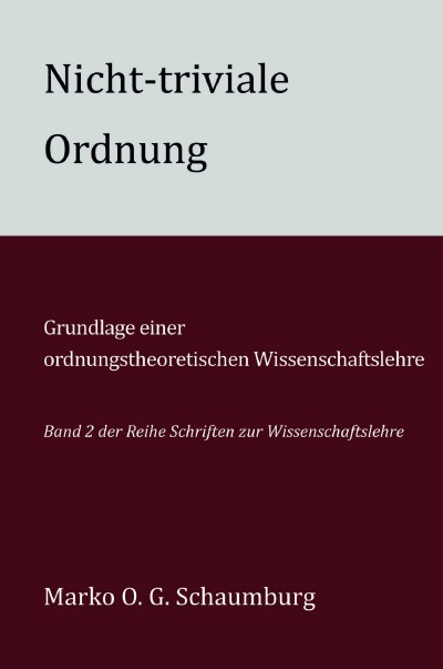 'Cover von Nicht-triviale Ordnung'-Cover