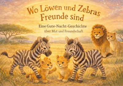 'Cover von Wo Löwen und Zebras Freunde sind'-Cover
