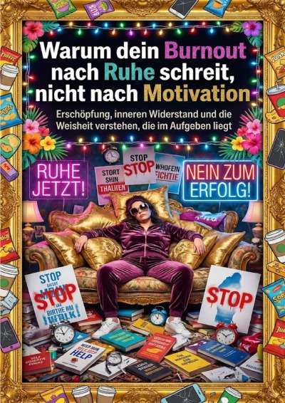 'Cover von Warum dein Burnout nach Ruhe schreit, nicht nach Motivation'-Cover