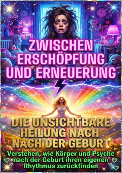 'Cover von Zwischen Erschöpfung und Erneuerung: Die unsichtbare Heilung nach der Geburt'-Cover