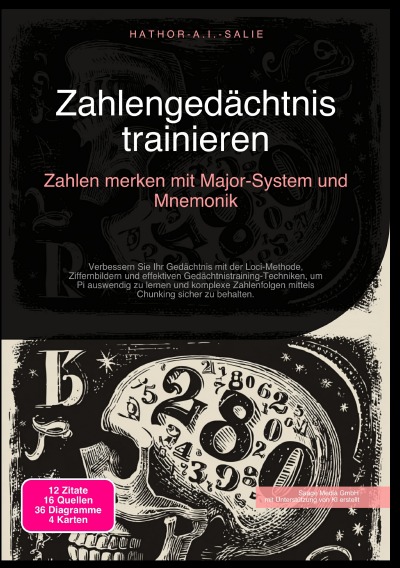'Cover von Zahlengedächtnis trainieren: Zahlen merken mit Major-System und Mnemonik'-Cover
