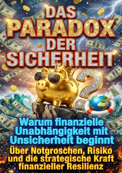 'Cover von Das Paradox der Sicherheit: Warum finanzielle Unabhängigkeit mit Unsicherheit beginnt'-Cover