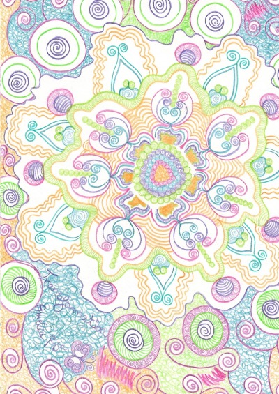'Cover von Tagebuch, Notizbuch DIN A5 mit dem Mandala: Transformation'-Cover