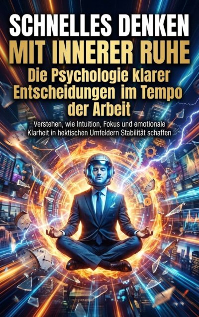 'Cover von Schnelles Denken mit innerer Ruhe: Die Psychologie klarer Entscheidungen im Tempo der Arbeit'-Cover