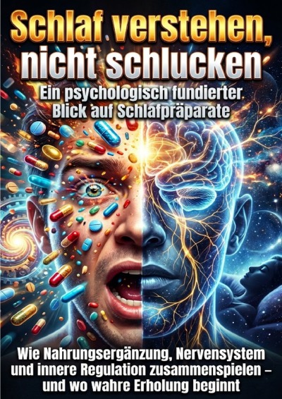 'Cover von Schlaf verstehen, nicht schlucken: Ein psychologisch fundierter Blick auf Schlafpräparate'-Cover