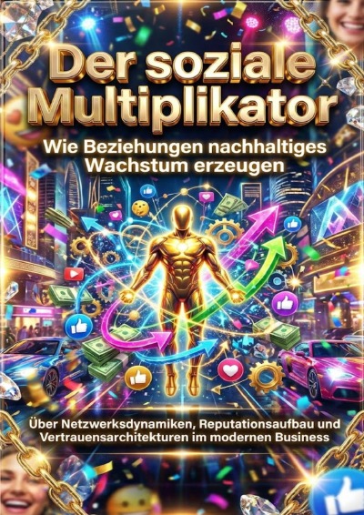 'Cover von Der soziale Multiplikator: Wie Beziehungen nachhaltiges Wachstum erzeugen'-Cover