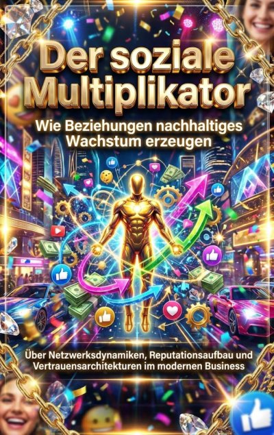 'Cover von Der soziale Multiplikator: Wie Beziehungen nachhaltiges Wachstum erzeugen'-Cover