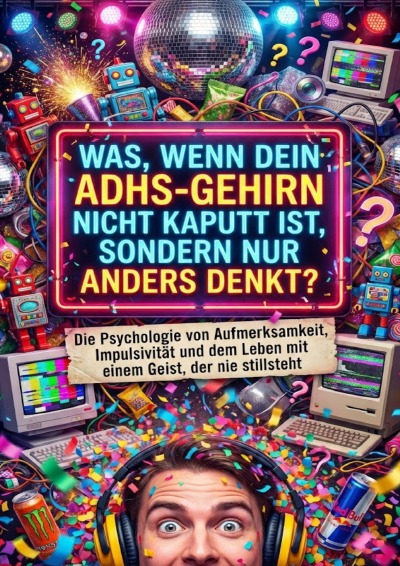 'Cover von Was, wenn dein ADHS-Gehirn nicht kaputt ist, sondern nur anders denkt?'-Cover