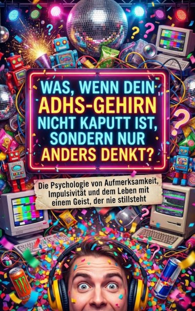 'Cover von Was, wenn dein ADHS-Gehirn nicht kaputt ist, sondern nur anders denkt?'-Cover
