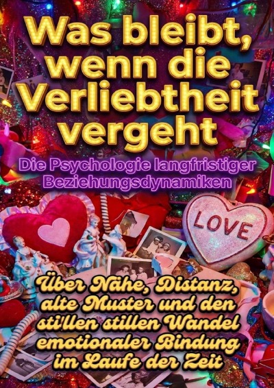 'Cover von Was bleibt, wenn die Verliebtheit vergeht: Die Psychologie langfristiger Beziehungsdynamiken'-Cover
