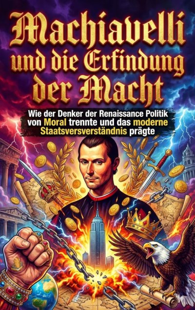 'Cover von Machiavelli und die Erfindung der Macht'-Cover