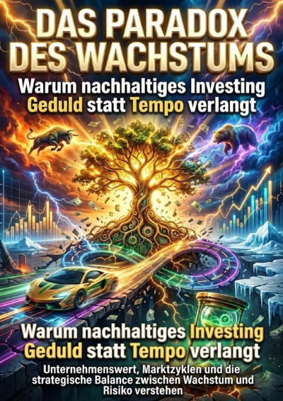 'Cover von Das Paradox des Wachstums: Warum nachhaltiges Investing Geduld statt Tempo verlangt'-Cover