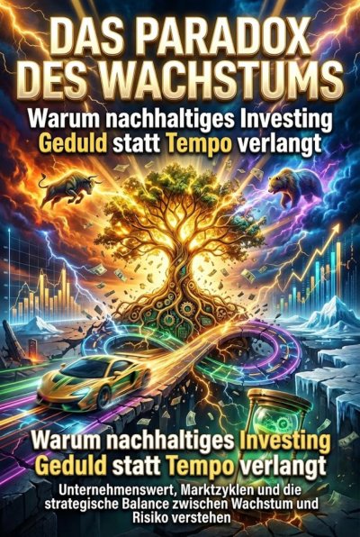 'Cover von Das Paradox des Wachstums: Warum nachhaltiges Investing Geduld statt Tempo verlangt'-Cover