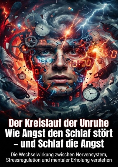 'Cover von Der Kreislauf der Unruhe: Wie Angst den Schlaf stört – und Schlaf die Angst'-Cover