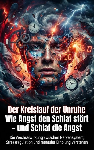 'Cover von Der Kreislauf der Unruhe: Wie Angst den Schlaf stört – und Schlaf die Angst'-Cover