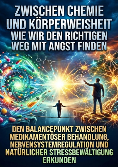 'Cover von Zwischen Chemie und Körperweisheit: Wie wir den richtigen Weg mit Angst finden'-Cover