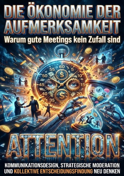 'Cover von Die Ökonomie der Aufmerksamkeit: Warum gute Meetings kein Zufall sind'-Cover