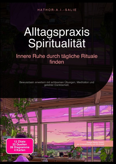'Cover von Alltagspraxis Spiritualität: Innere Ruhe durch tägliche Rituale finden'-Cover