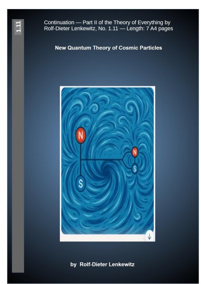 'Cover von New Quantum Theory of Cosmic Particles'-Cover
