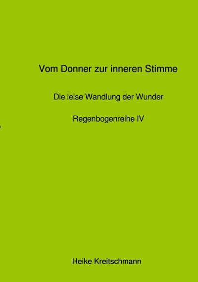 'Cover von Vom Donner zur inneren Stimme'-Cover