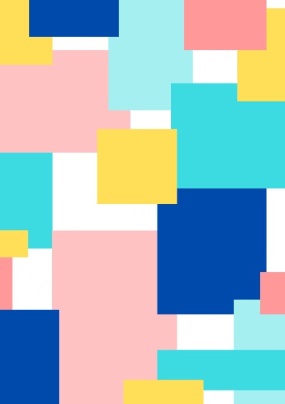 'Cover von Notizbuch Color Panels Happy'-Cover