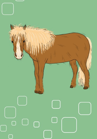 'Cover von Notizheft Pferd'-Cover