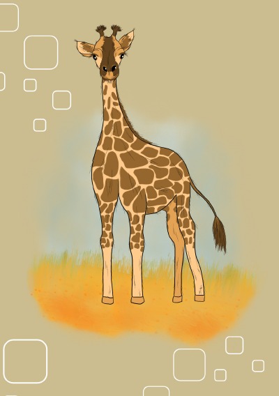 'Cover von Notizheft Giraffe'-Cover