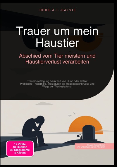 'Cover von Trauer um mein Haustier: Abschied vom Tier meistern und Haustierverlust verarbeiten'-Cover