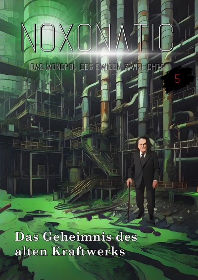 'Cover von Band 05 – Das Geheimnis des alten Kraftwerks'-Cover