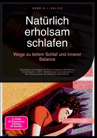 'Cover von Natürlich erholsam schlafen: Wege zu tiefem Schlaf und innerer Balance'-Cover