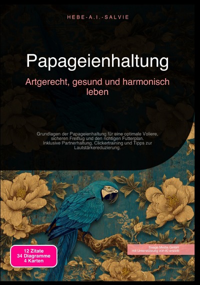 'Cover von Papageienhaltung: Artgerecht, gesund und harmonisch leben'-Cover
