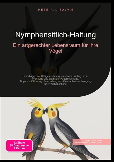 'Cover von Nymphensittich-Haltung: Ein artgerechter Lebensraum für Ihre Vögel'-Cover