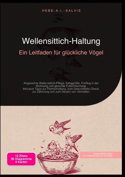 'Cover von Wellensittich-Haltung: Ein Leitfaden für glückliche Vögel'-Cover