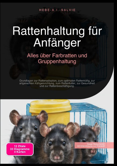 'Cover von Rattenhaltung für Anfänger: Alles über Farbratten und Gruppenhaltung'-Cover