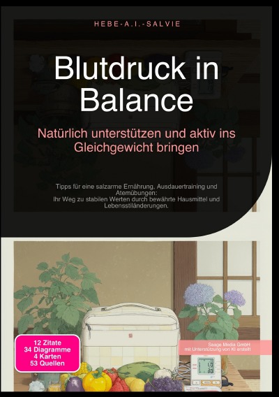 'Cover von Blutdruck in Balance: Natürlich unterstützen und aktiv ins Gleichgewicht bringen'-Cover