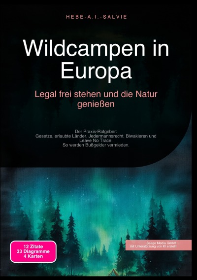 'Cover von Wildcampen in Europa: Legal frei stehen und die Natur genießen'-Cover