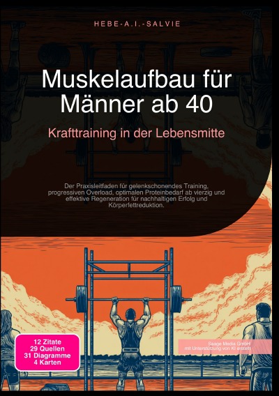'Cover von Muskelaufbau für Männer ab 40: Krafttraining in der Lebensmitte'-Cover