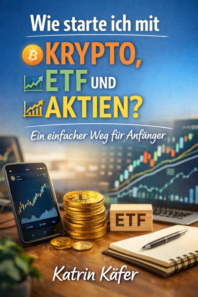 'Cover von Wie starte ich mit Krypto, ETF und Aktien ?'-Cover