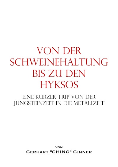 'Cover von von der Schweinehaltung bis zu den  Hyksos'-Cover