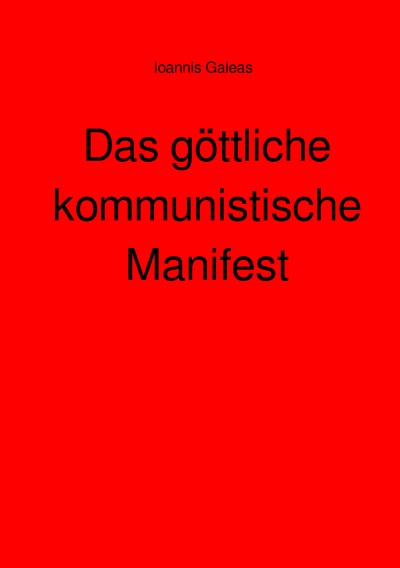 'Cover von Das göttliche kommunistische Manifest'-Cover