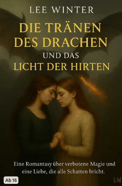 'Cover von Die Traenen des Drachen und das Licht der Hirten Eine Romantasy ueber verbotene Magie und eine Liebe, die alle Schatten bricht'-Cover