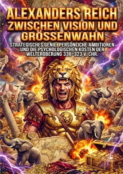 'Cover von Alexanders Reich zwischen Vision und Größenwahn'-Cover