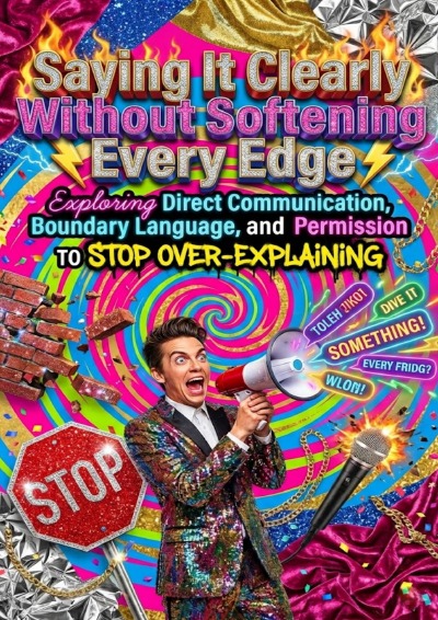 'Cover von Saying It Clearly Without Softening Every Edge'-Cover