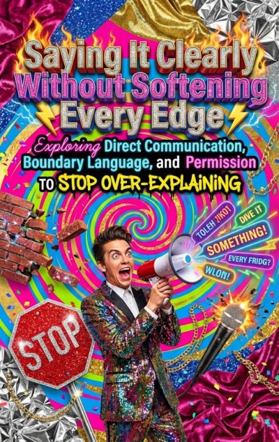 'Cover von Saying It Clearly Without Softening Every Edge'-Cover