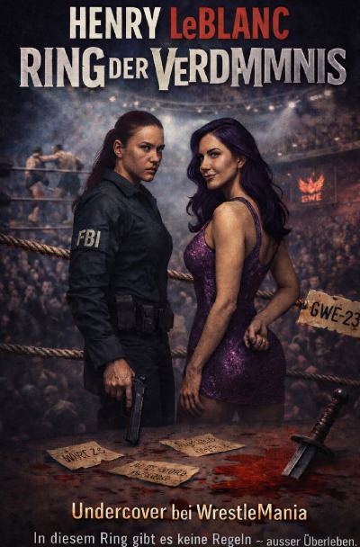 'Cover von Ring der Verdammnis – Ein WrestleMania- Krimi'-Cover